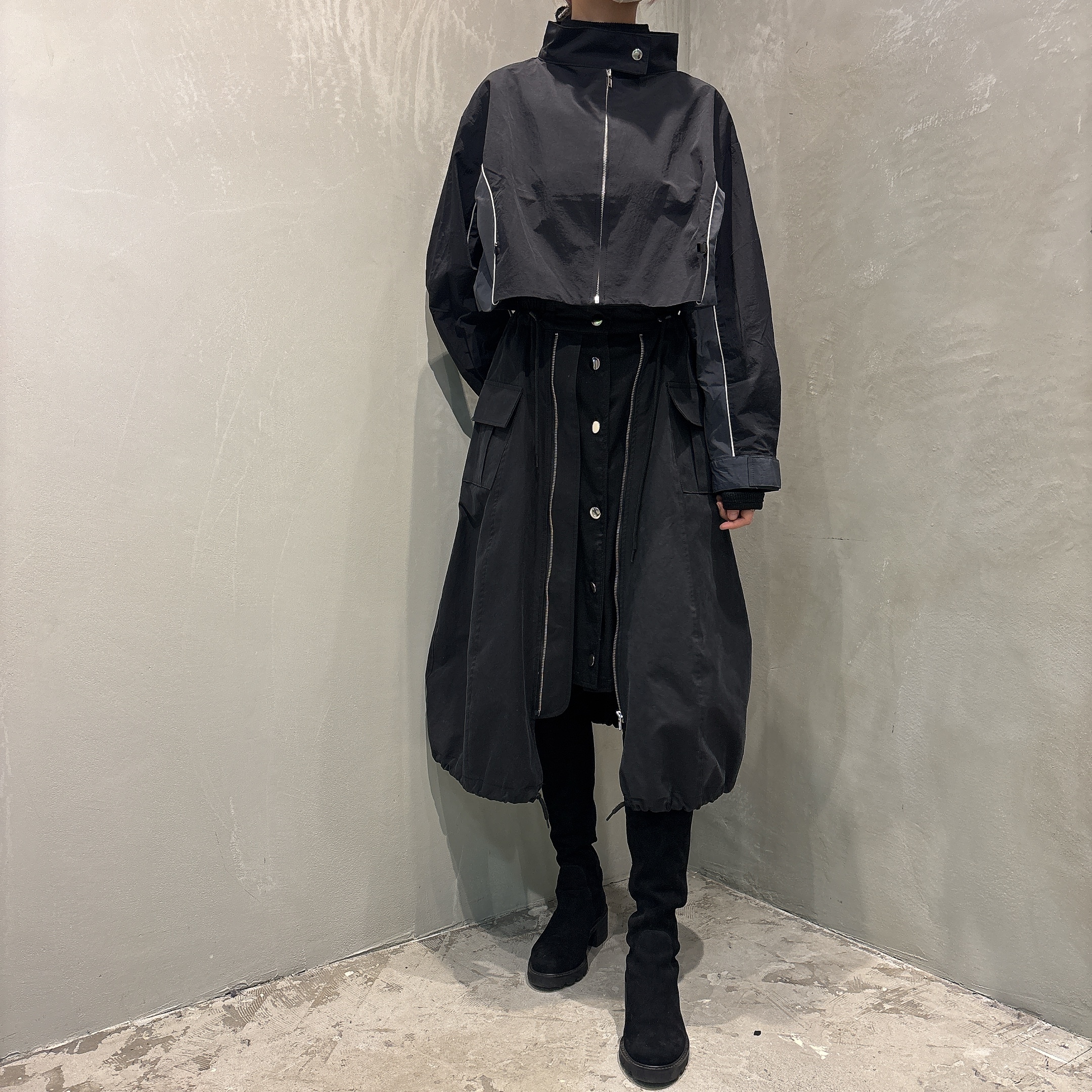 Staff：170㎝  ／BLACK×BLACK
