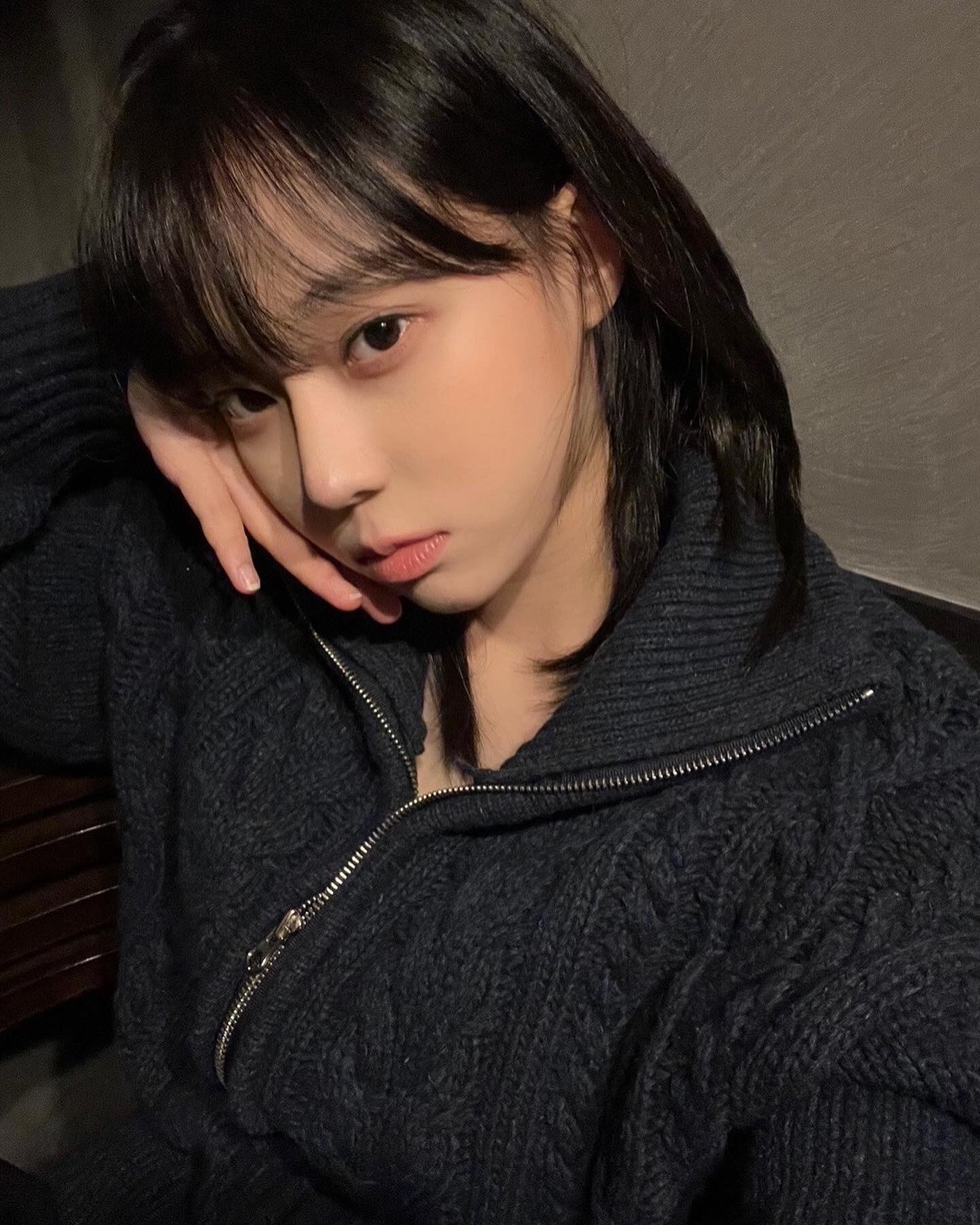 ☆AESPA ウィンター 着用！！【CITY BREEZE】Cable Knit Zip-Up