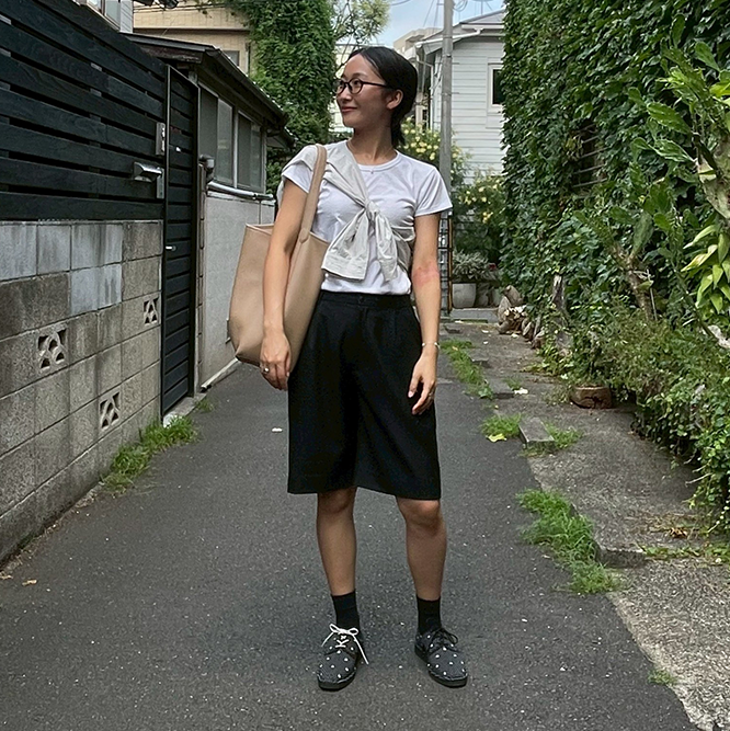 足のサイズ24cm / 着用サイズ38