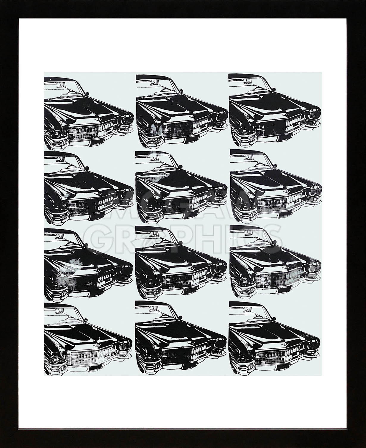 アンディ・ウォーホル「トゥエルブ カーズ ,1962」展示用フック付ポスター ポップアート 絵画 アートショップフォームス｜絵画 家具 インテリア
