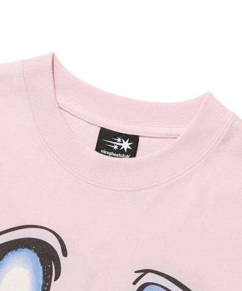 ☆ILLIT モカ 着用！！【NICEGHOSTCLUB】BIG EYES TEE | もごつ