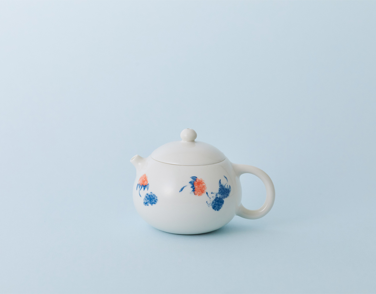 ラズベリー柄　茶壷「貴妃壺」¥6,490