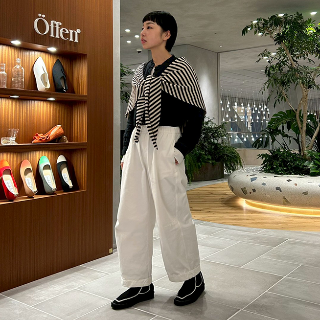 足のサイズ24cm / 着用サイズM