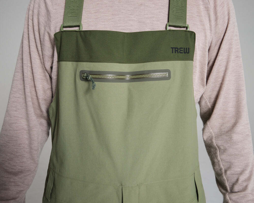 YKK Vislon AquaguardⓇジッパー付きのダブルチェストカンガルーポケット