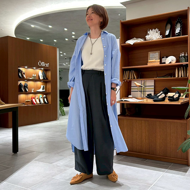 足のサイズ24.5cm / 着用サイズ40