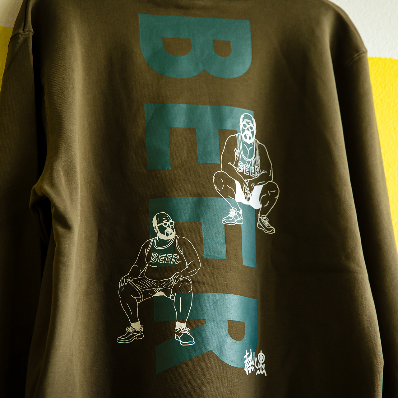 背面のプリント