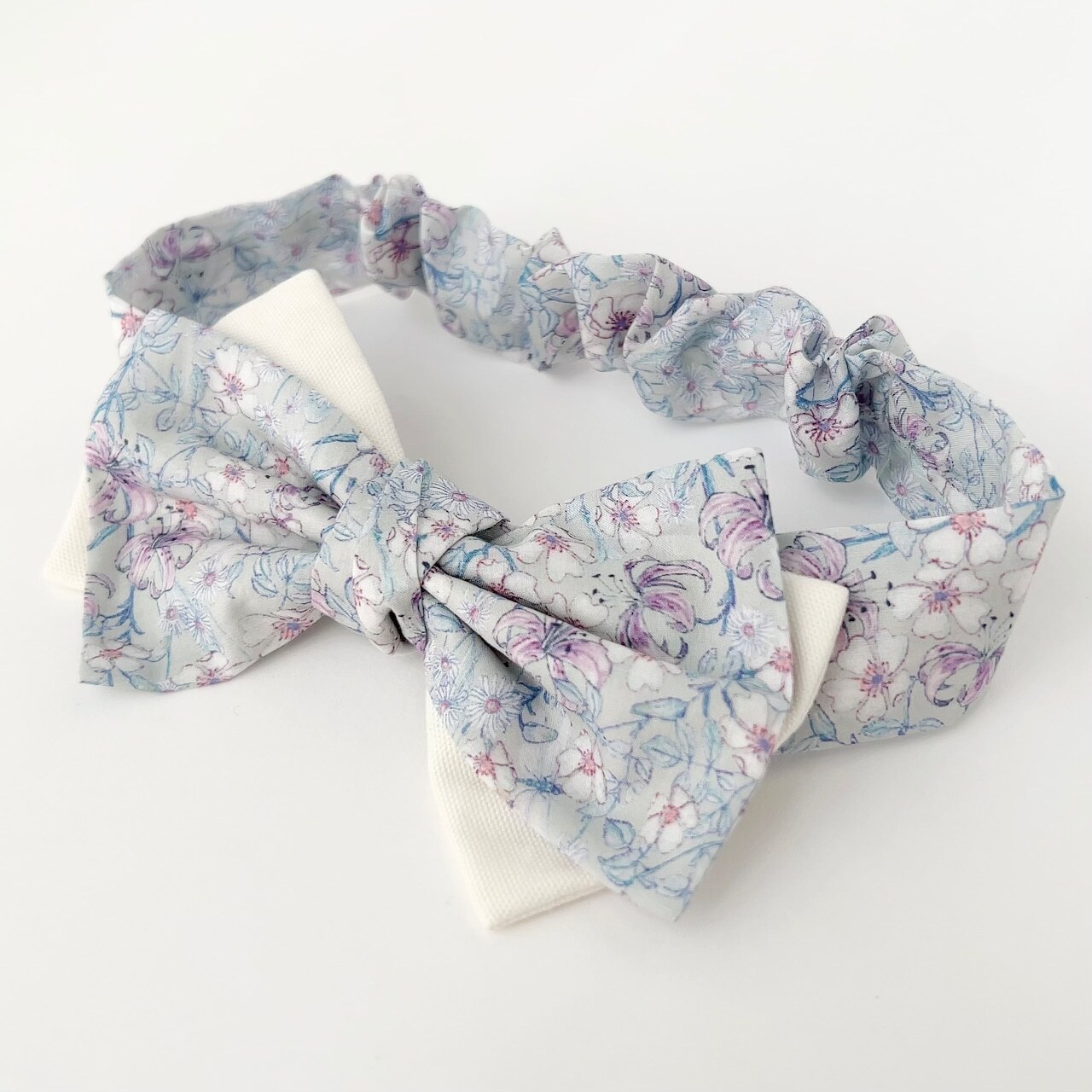 ダブルリボンヘアバンド