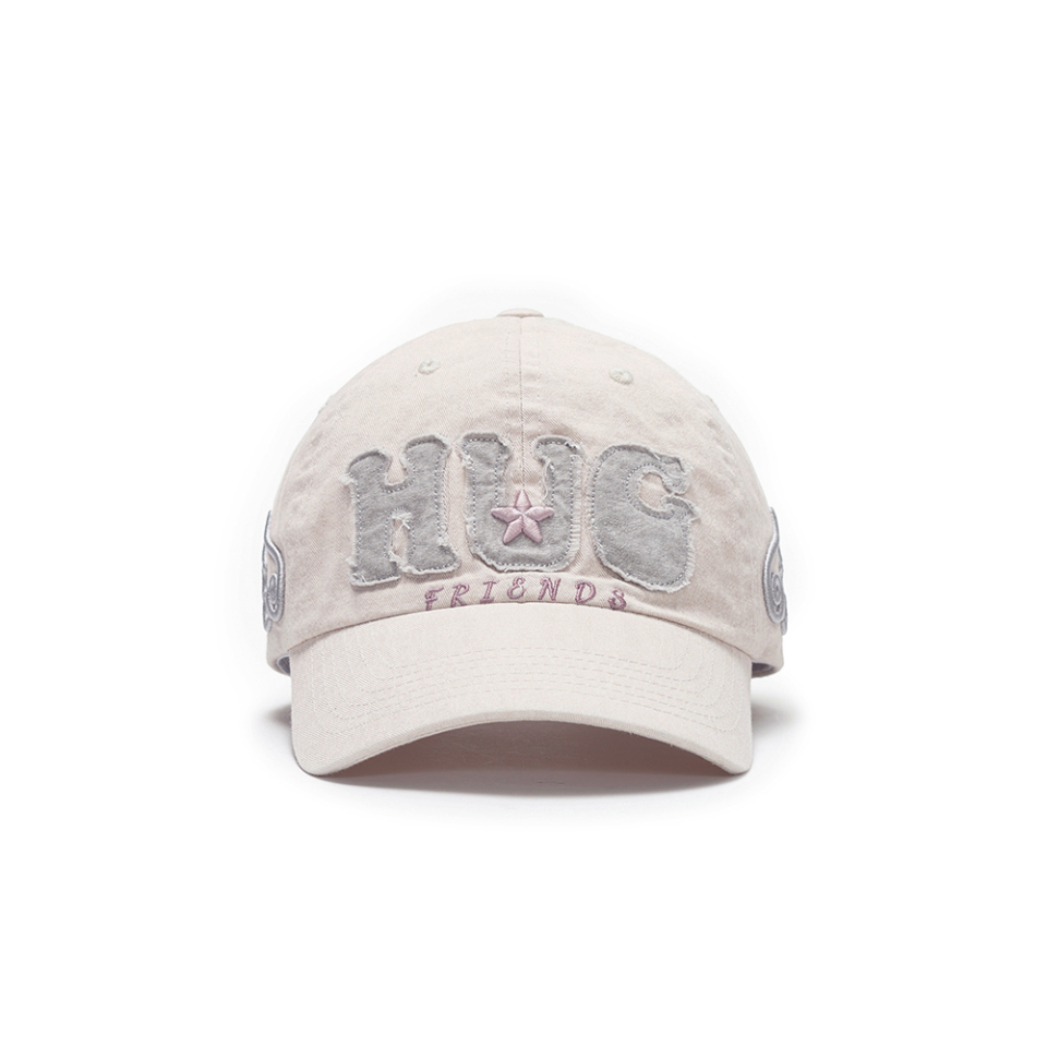 MUSINSA | HUG YOUR SKIN Hug Friends Cap (Pink)