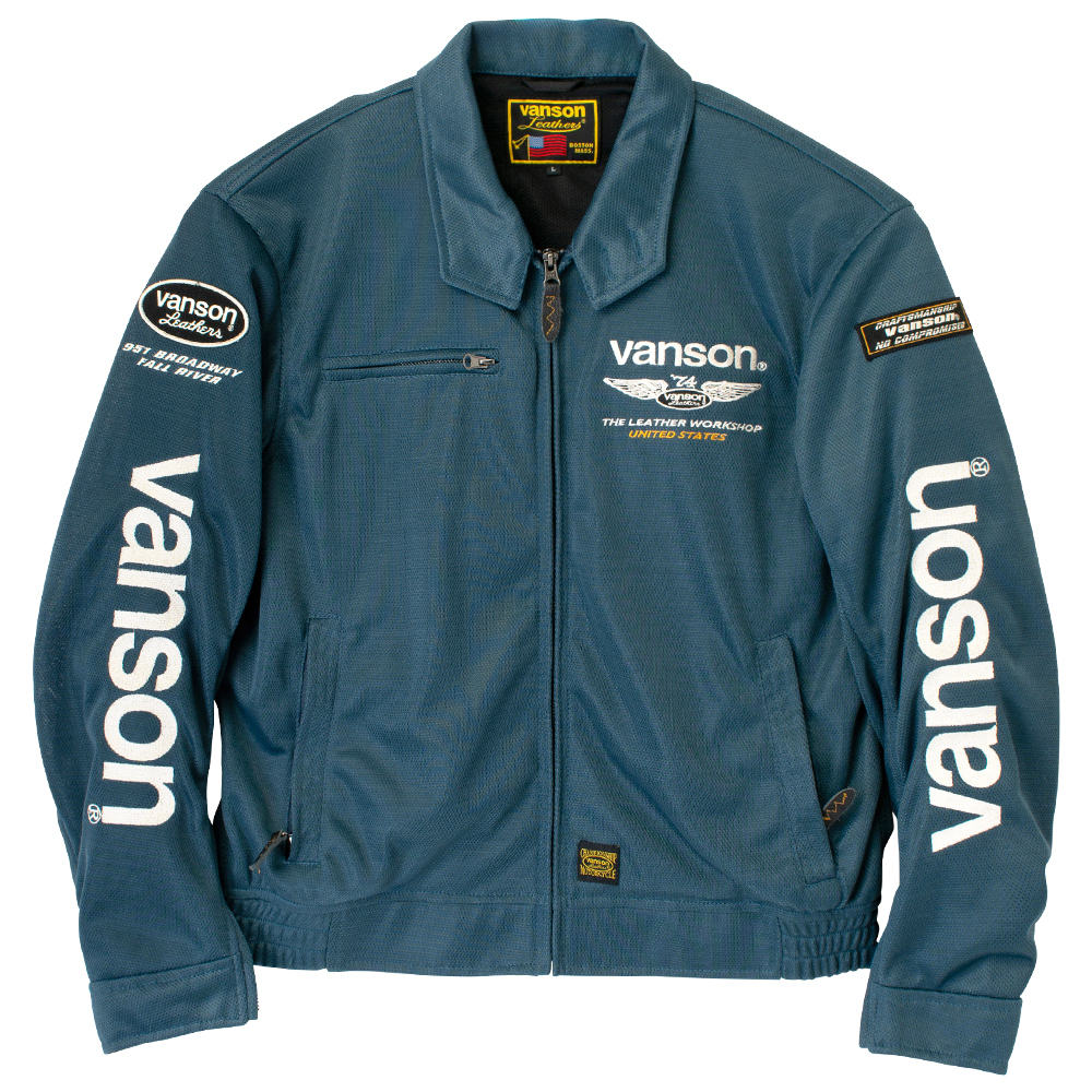 VS25103S メッシュスウィングトップジャケット | vansonleathers