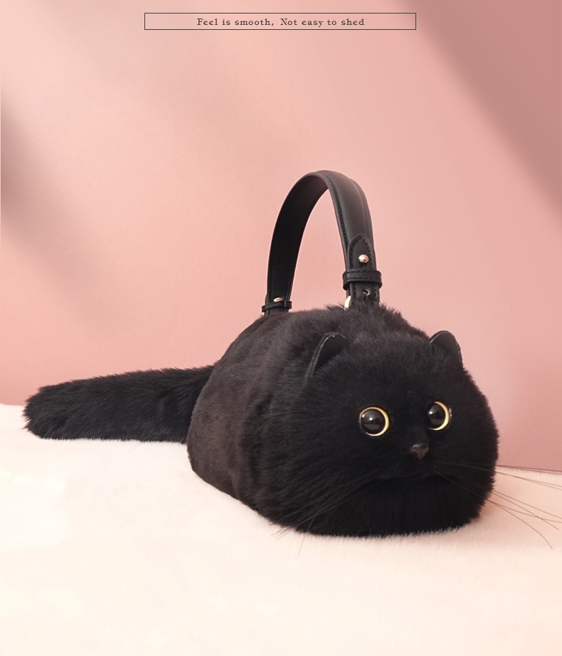 猫バッグ超おっきい子 黒猫 bag♡K506 | luvxy powered by BASE