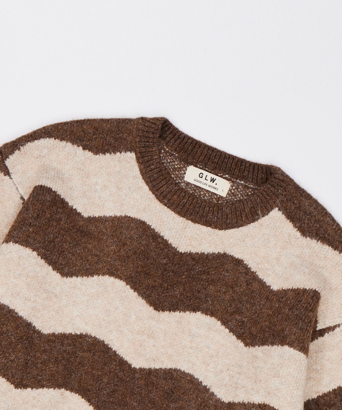 ☆RIIZE ウンソク 着用！！【GLW】OVERFIT SOFT STRIPE KNIT