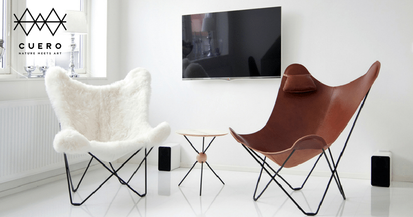 フットレストSET cuero BKF Chair バタフライチェア ブラック フットレストSET cuero BKF Chair バタフライチェア ブラック