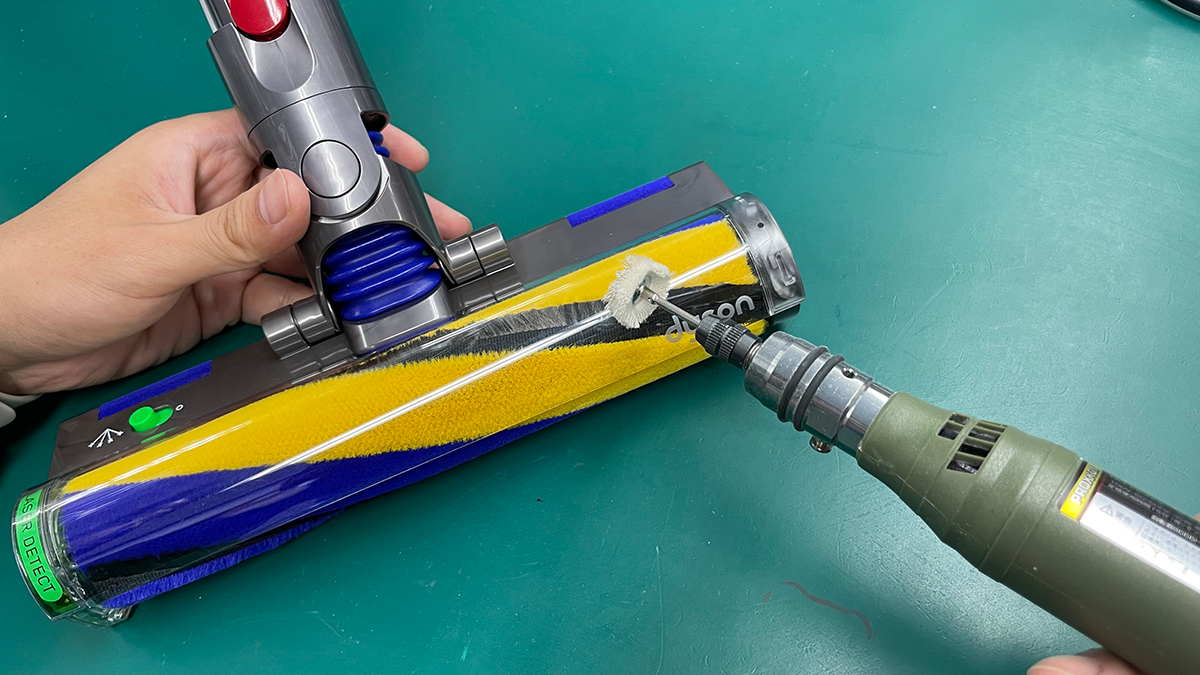 超人気高品質 中古美品]Dyson fluffyクリーナーヘッド(V12 レーザーslim 掃除機・クリーナー