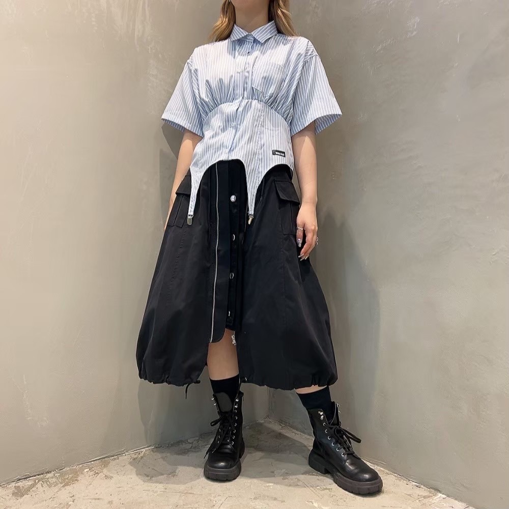 Staff：164cm  ／BLACK×BLACK