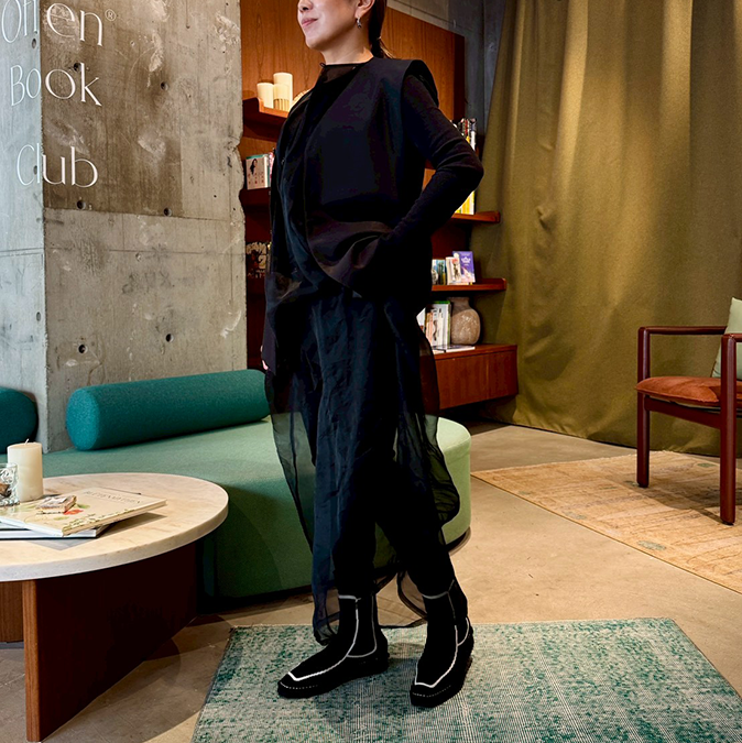 足のサイズ23.5~24cm / 着用サイズM