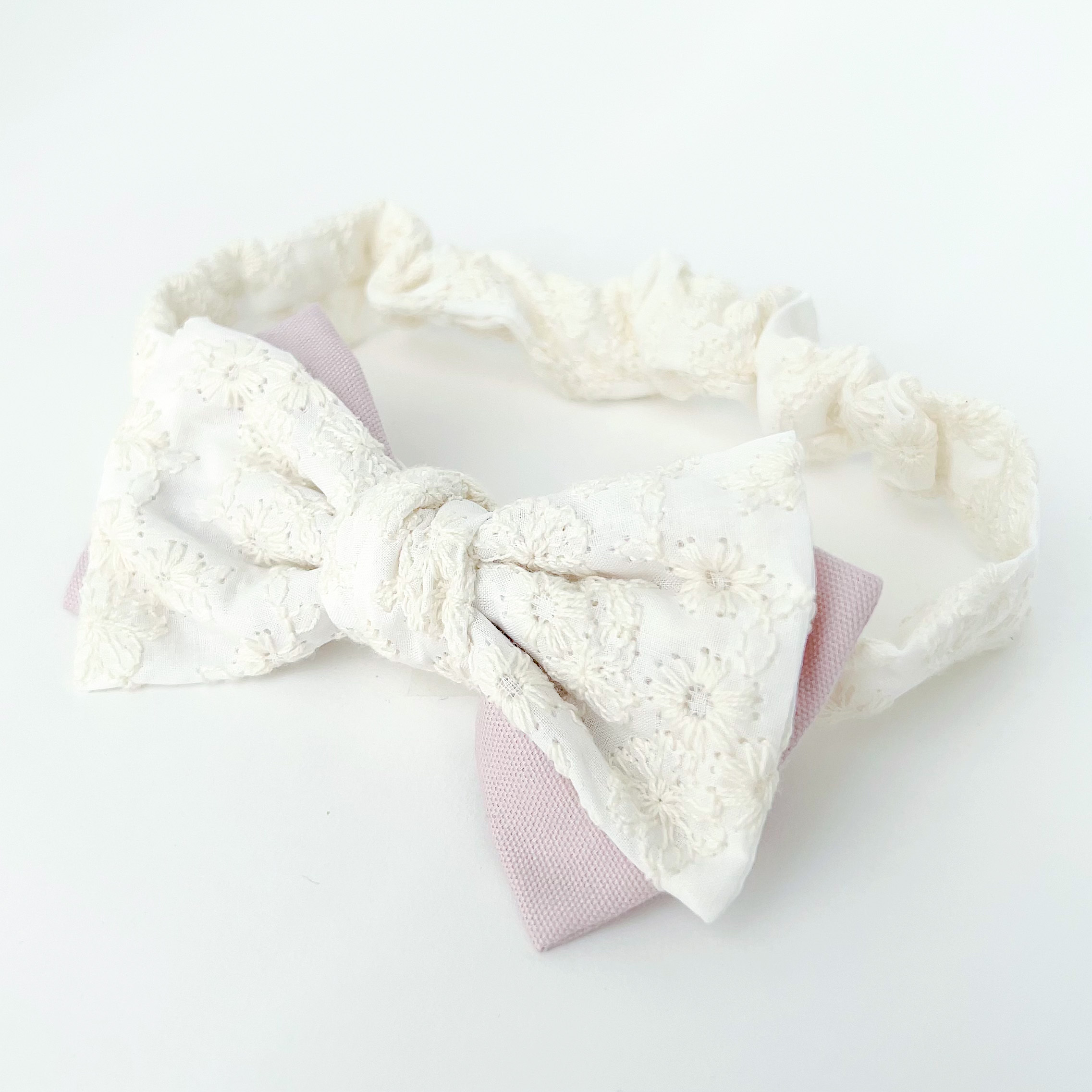 ダブルリボンヘアバンド