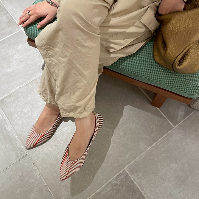 足のサイズ24.5cm / 着用サイズ40