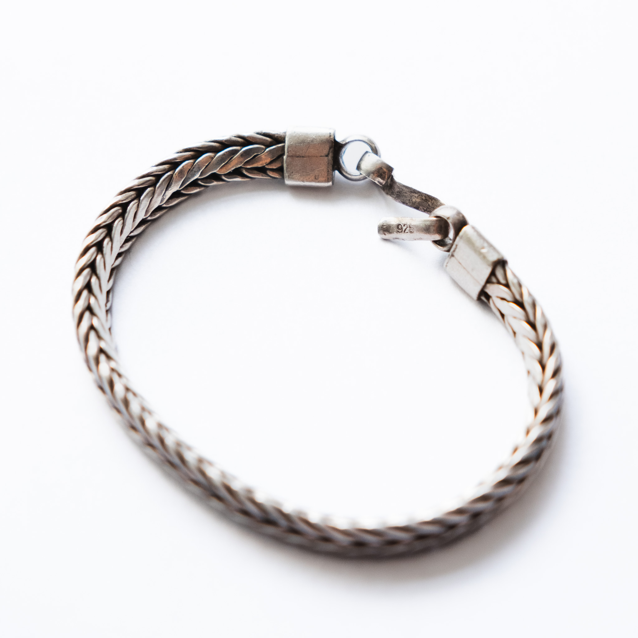 Euro Vintage Anonymous Snake Chain Silver925 Bracelet