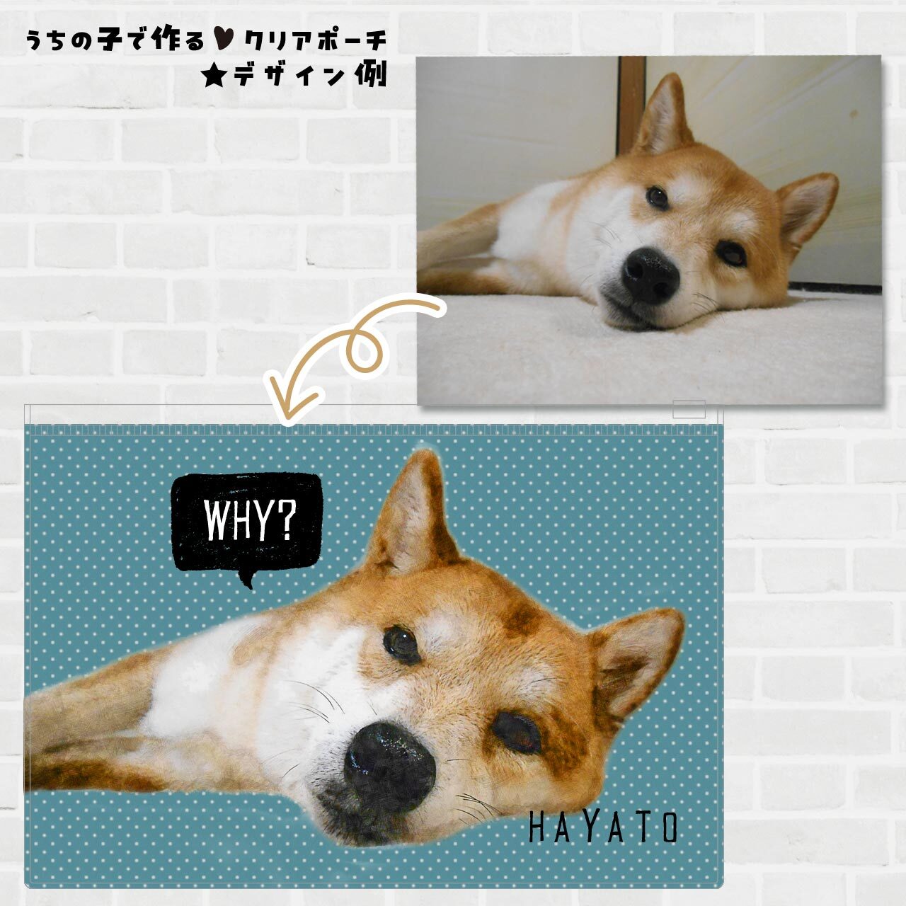 濃いドットもかわいい
