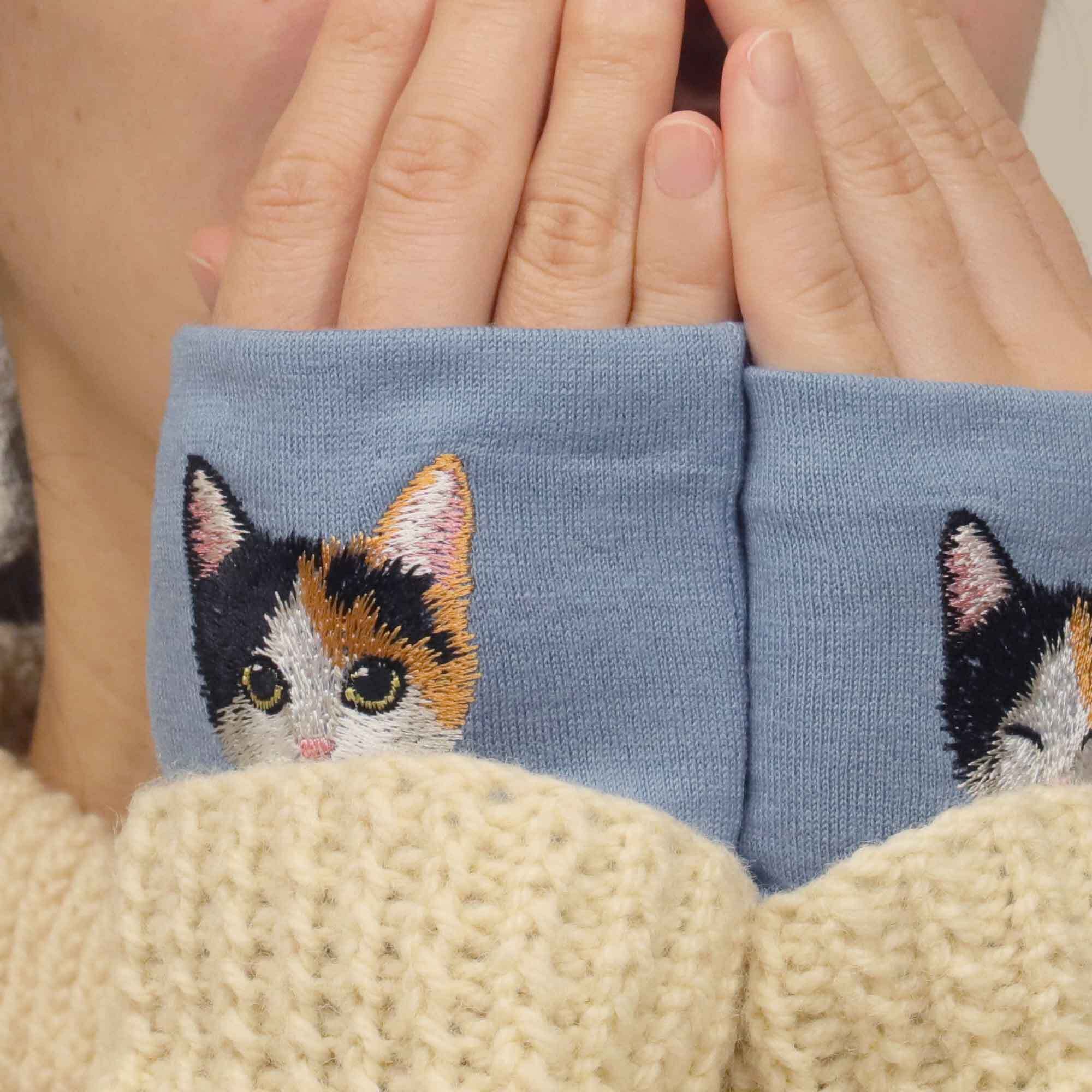 生地色：スカイブルー