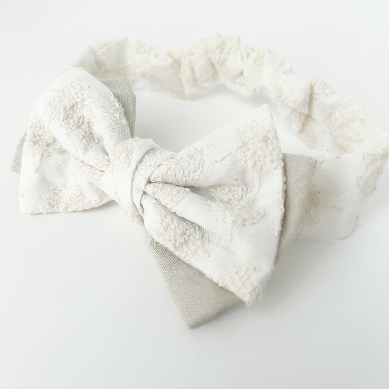 ダブルリボンヘアバンド