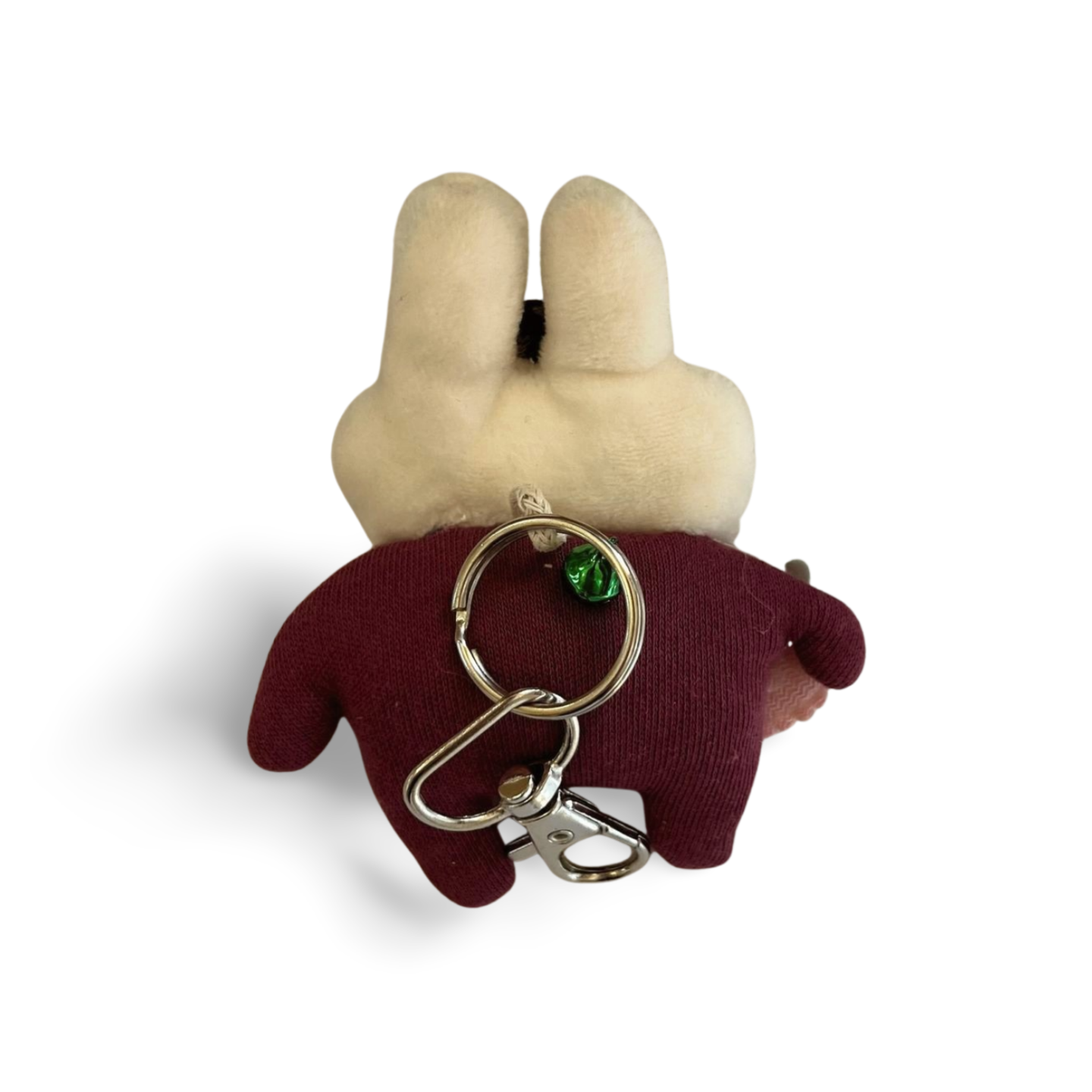 ハート付き薄ピンク蝶ネクタイ（背面）