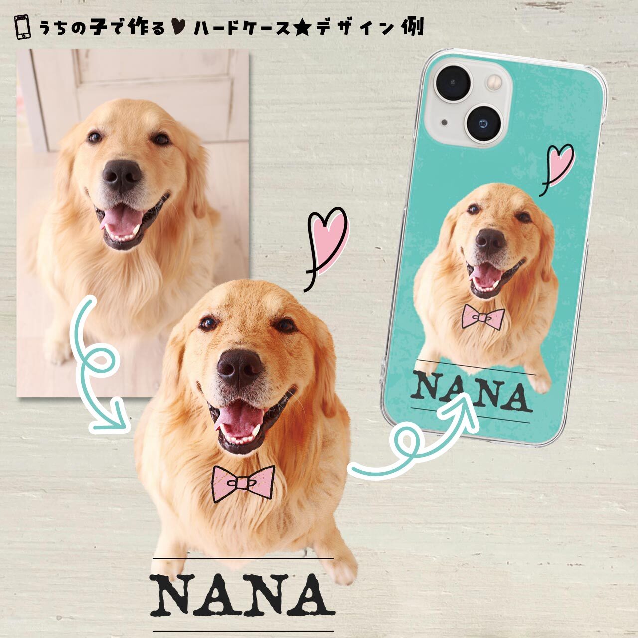 優しい色でかわいらしく♥