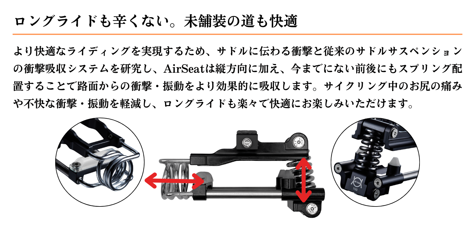Air Seat25 サドルサスペンション | Air Seat 【公式ストア】 Air Seat25 サドルサスペンション | Air Seat 【公式ストア】