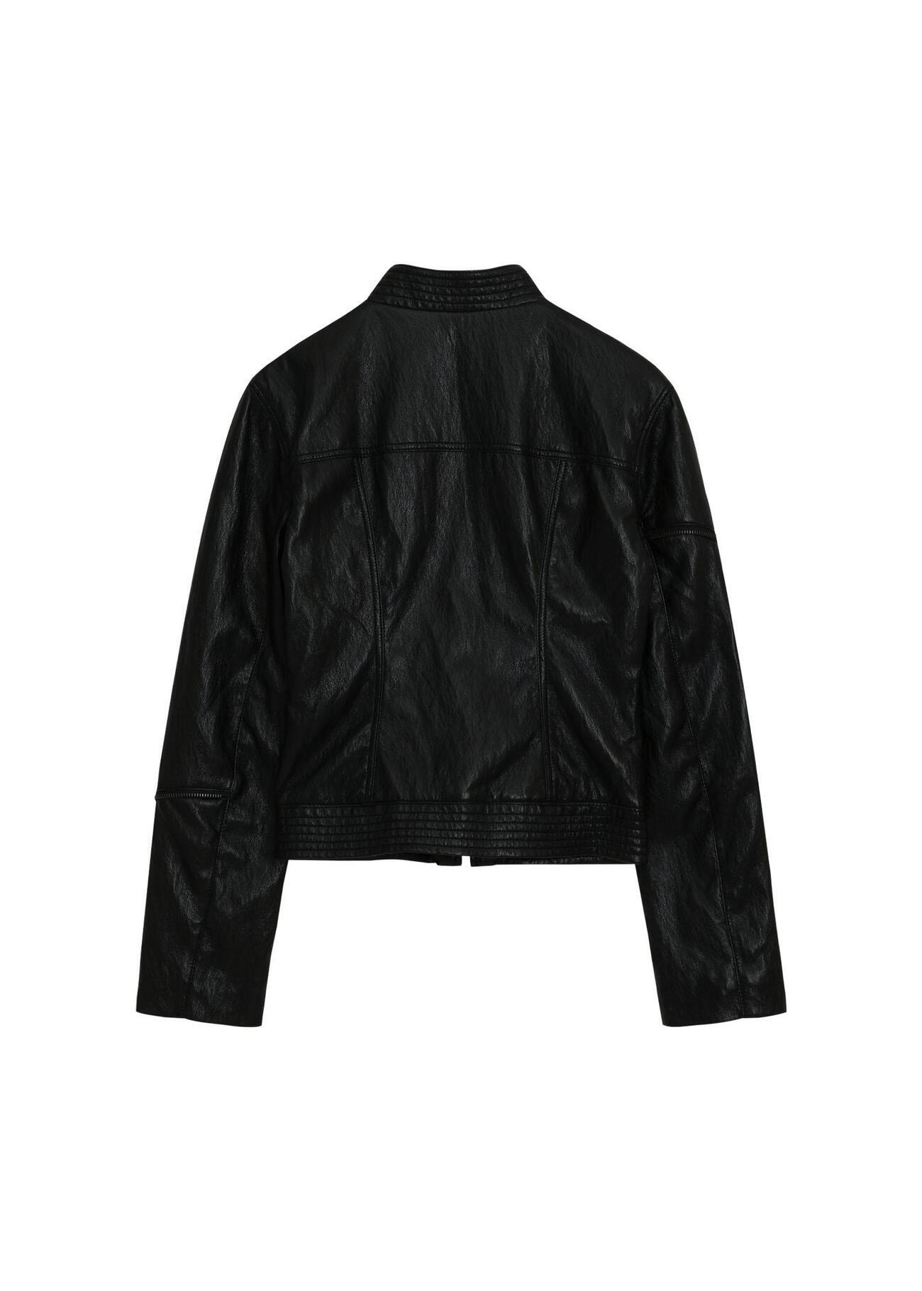 ☆aespa カリナ 着用!!【BOHEMSEO】 SLEEVE ZIP POINT LEATHER ☆aespa カリナ 着用!!【BOHEMSEO】 SLEEVE ZIP POINT LEATHER