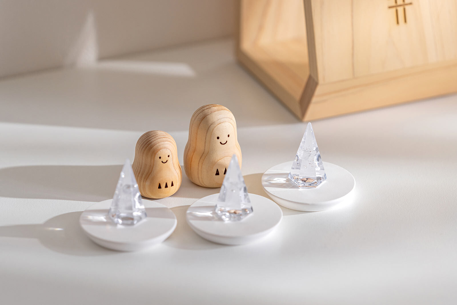願い小だるま 【 伊勢神宮のヒノキ 】 | モダン神棚や神具の販売・通販