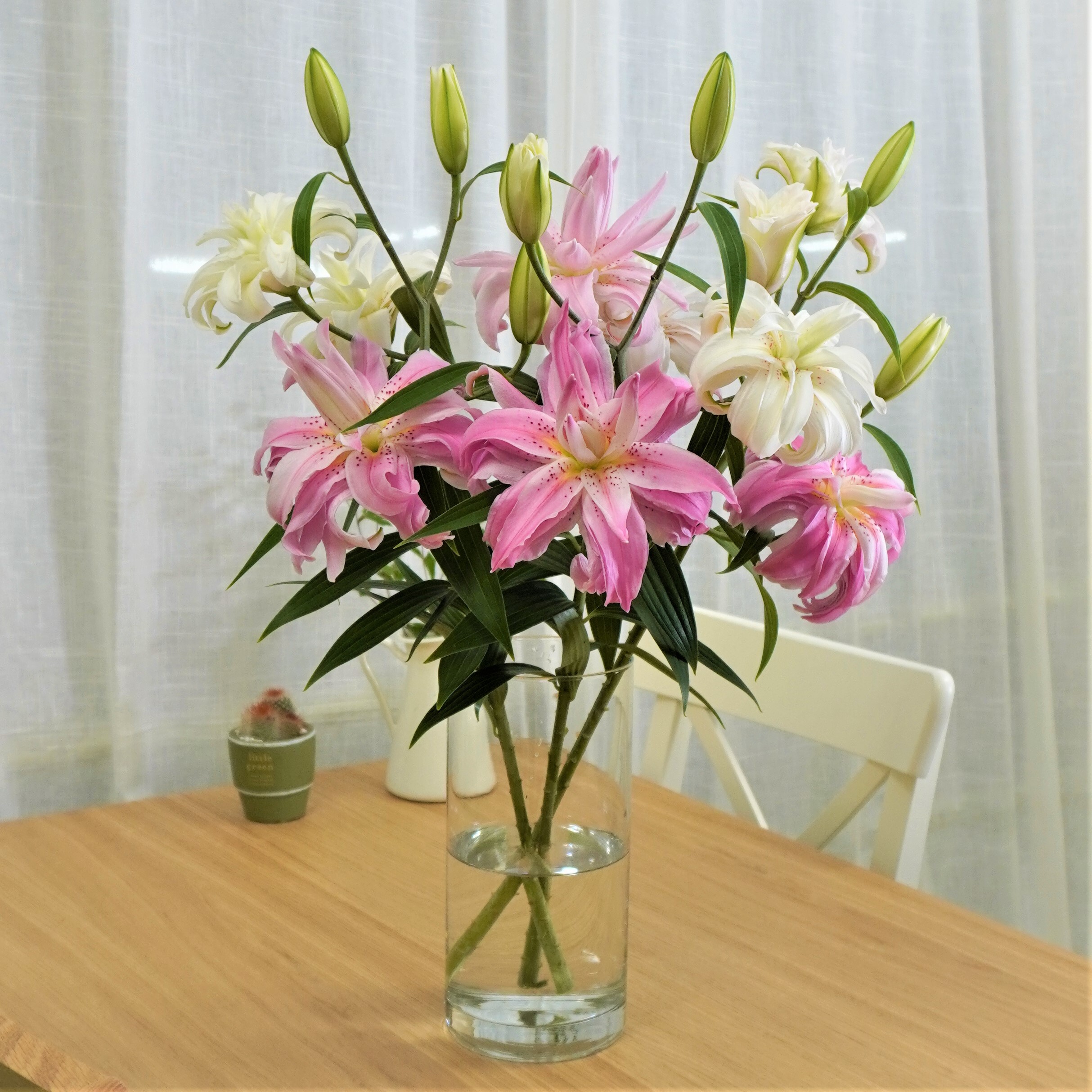 鈴木健市さんから届く こだわりの八重ユリ ディアンサ5本 よいはな Yoihana 最高品質のお花をお届けするネット通販