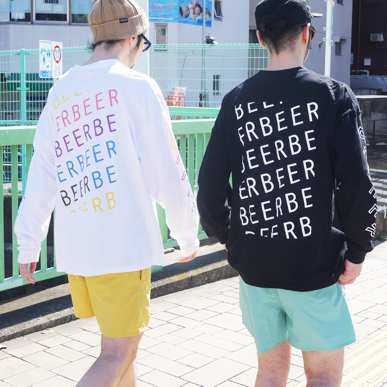 BEER ナイロンショートパンツ オレンジ | BEER BEER ナイロンショートパンツ オレンジ | BEER