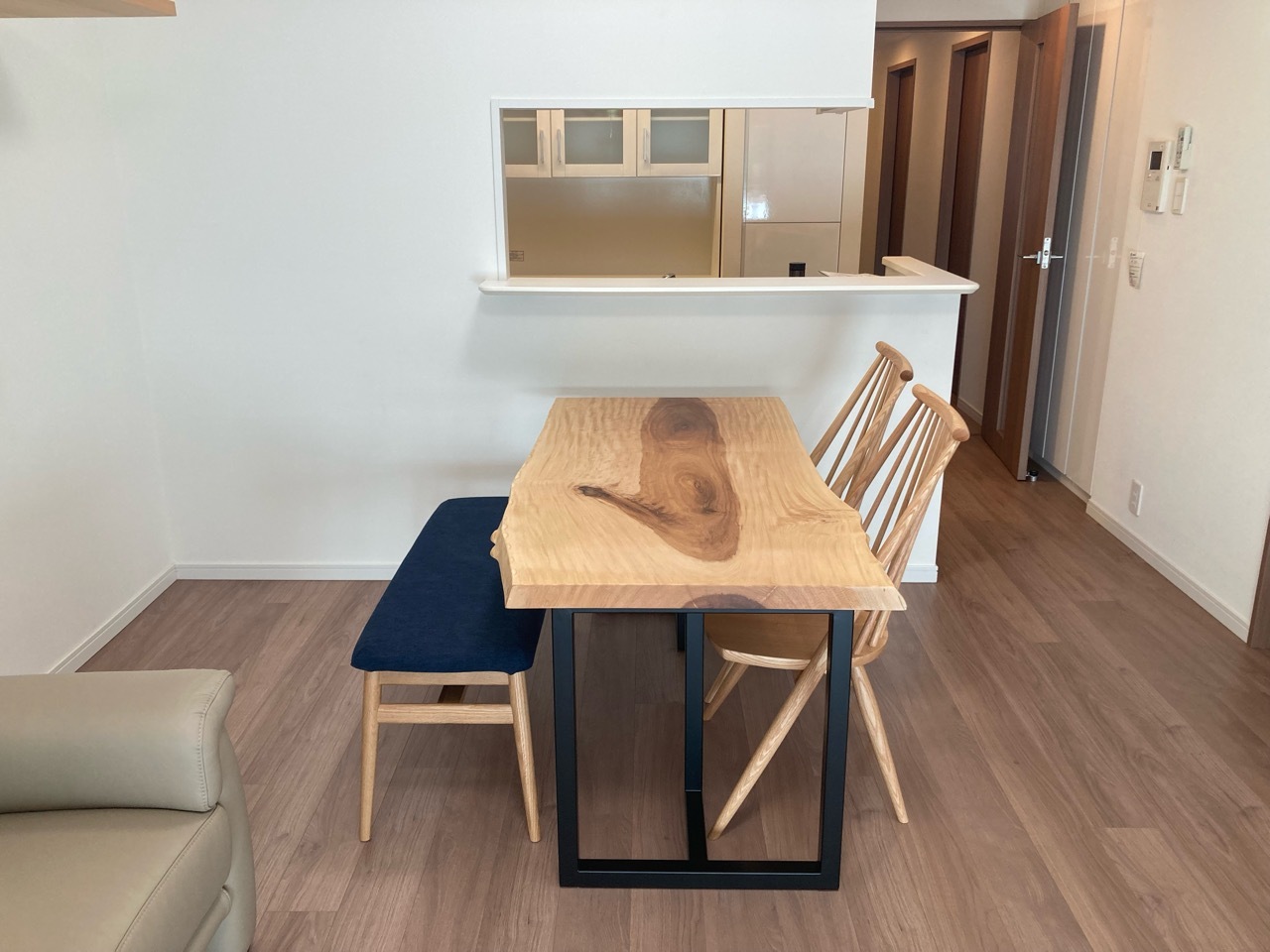 《納品事例》トチ　一枚板