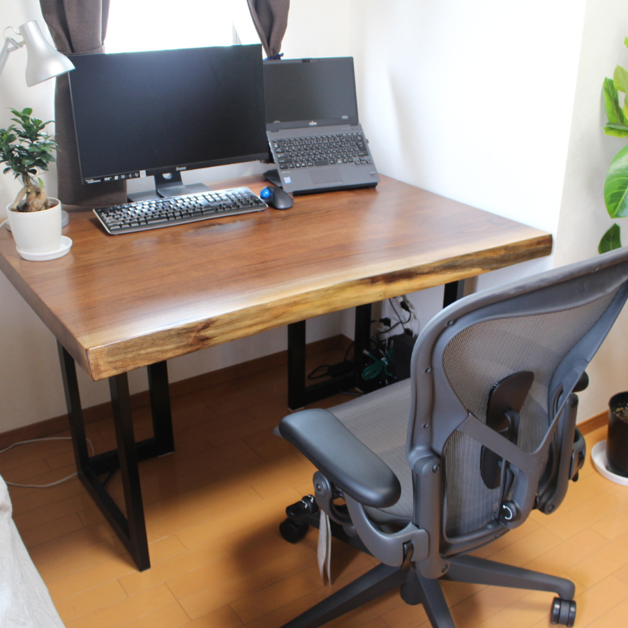 《納品事例》ウォールナット　一枚板