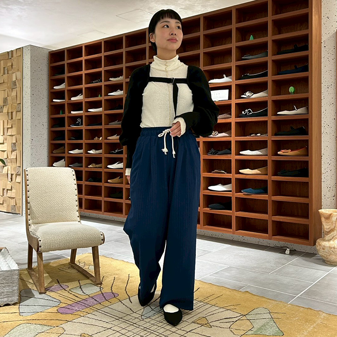 足のサイズ24cm / 着用サイズ38