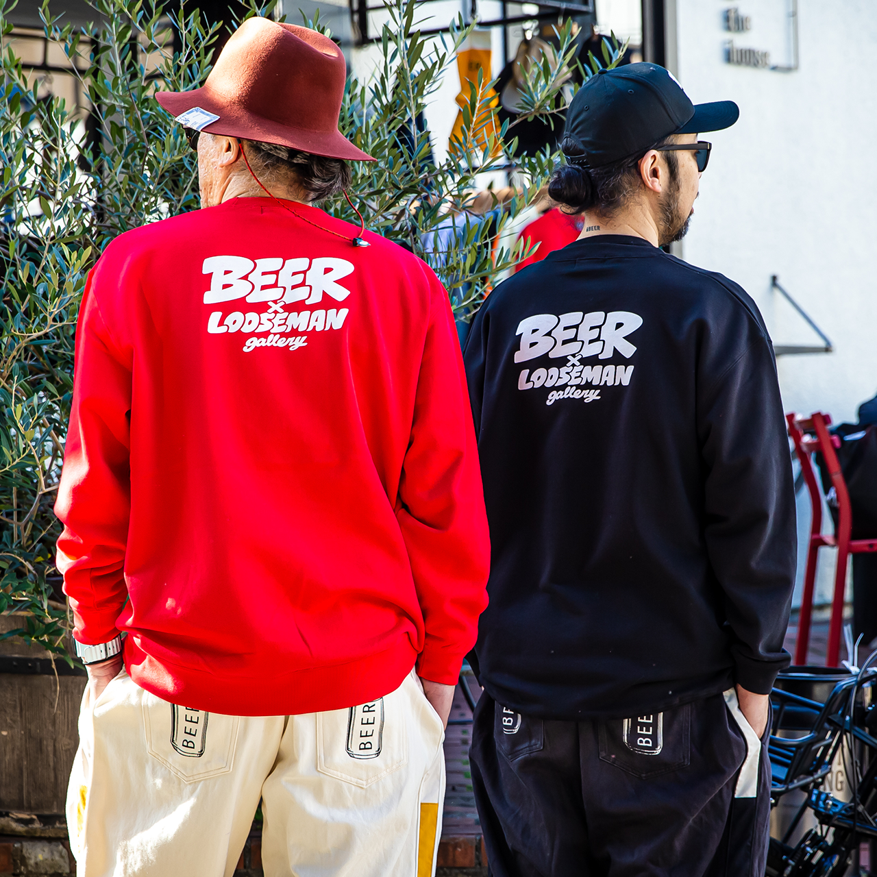 左：187cm/XXL　右：184cm/XL