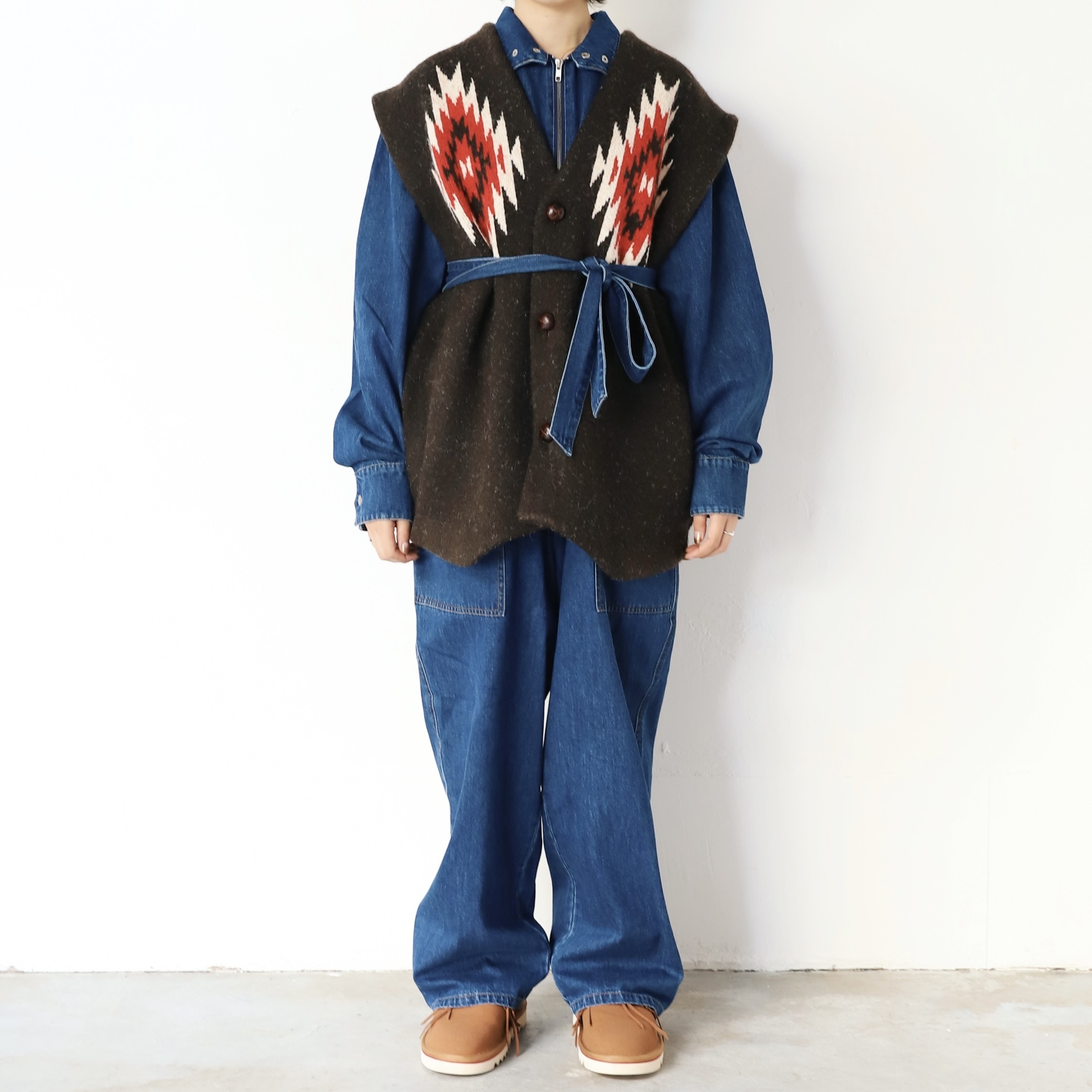 CHIMAYO Knit Vest/チマヨニットベスト | AMBERGLEAM CHIMAYO Knit Vest/チマヨニットベスト | AMBERGLEAM