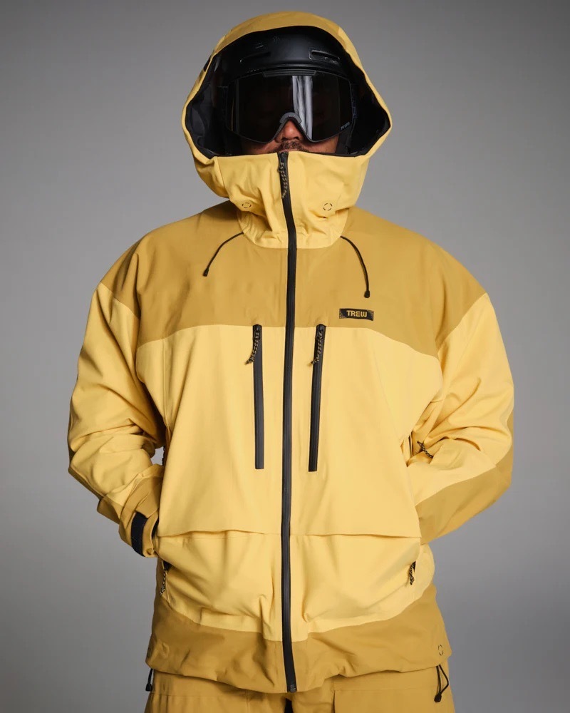 ヘルメット対応大型フード