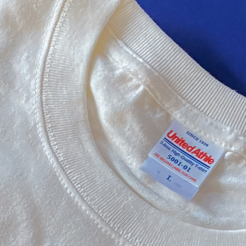 首リブは丈夫なダブルステッチ仕様