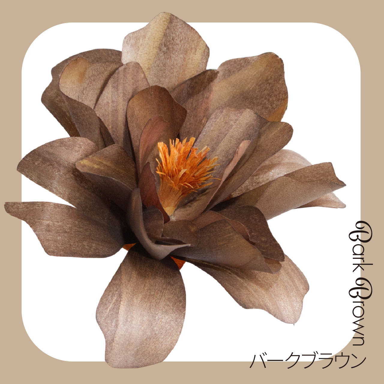 古木のような渋みと安定感のあるダークブラウン。空間を引き締め、アンティークなインテリアをより上質に。