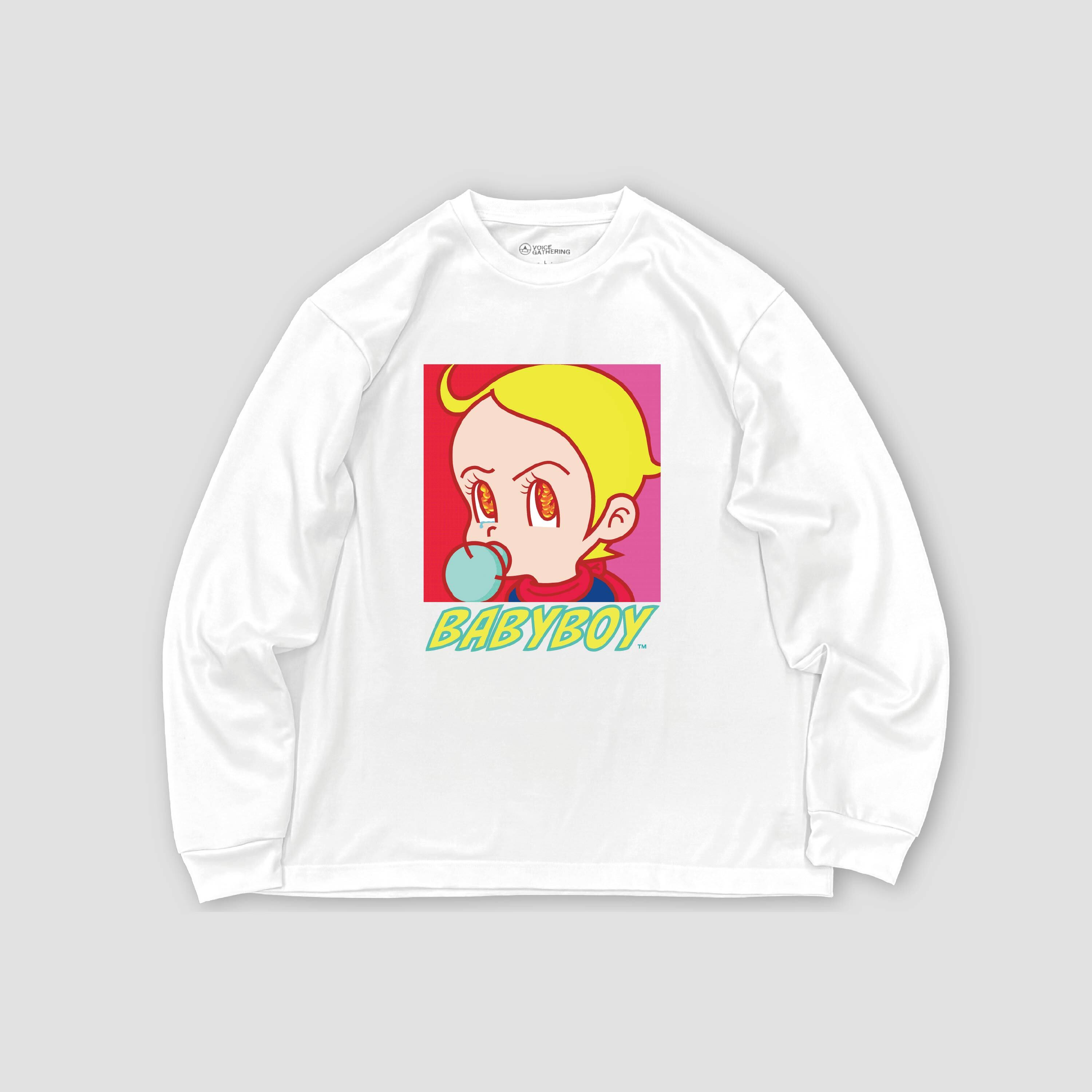 ■手島 領　「Boys, don’t cry」ロングスリーブTシャツ