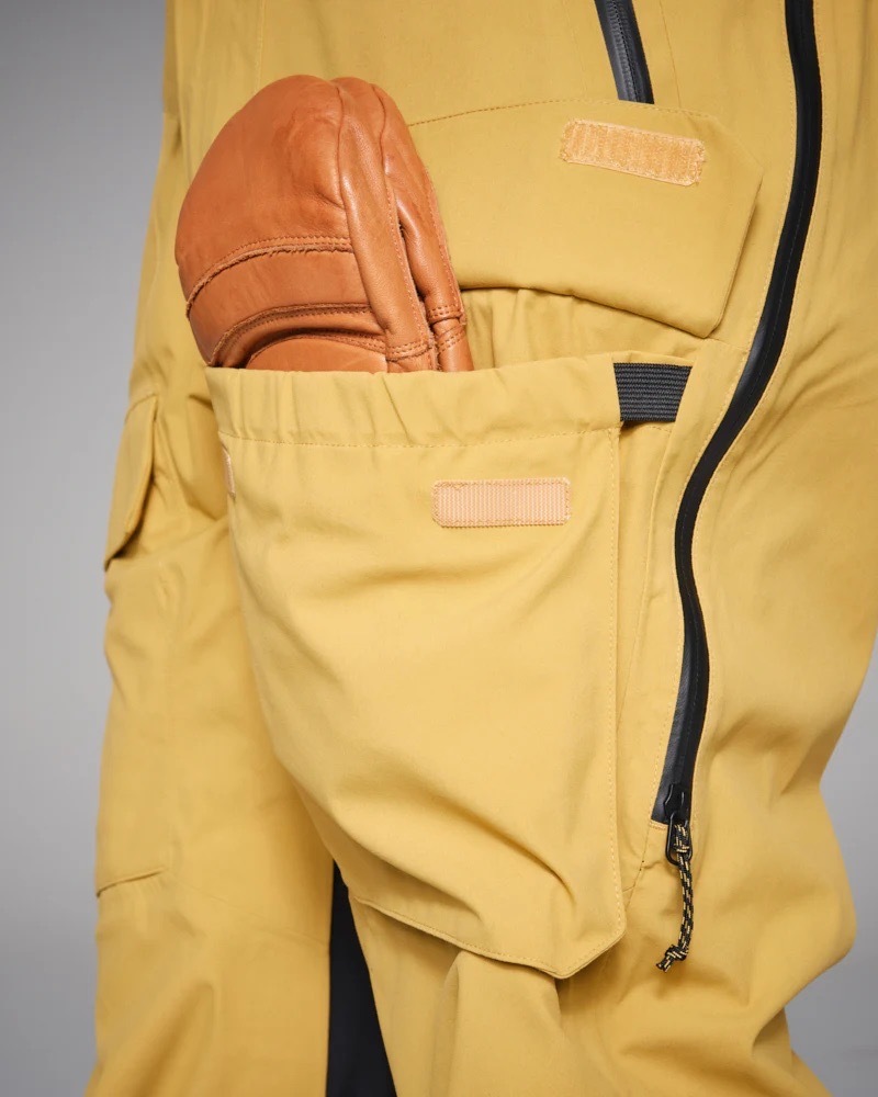 大型ベルクロドロップポケット（両腿）