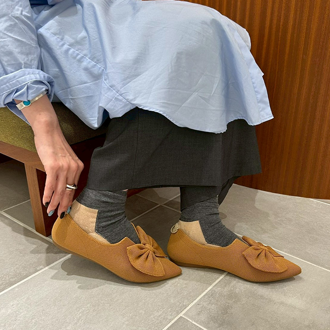 足のサイズ24.5cm / 着用サイズ40