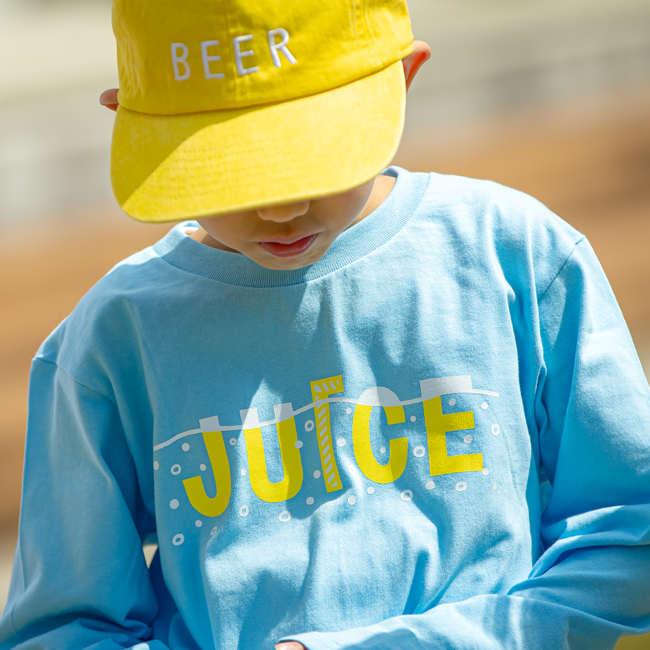 子供はJUICEで乾杯
