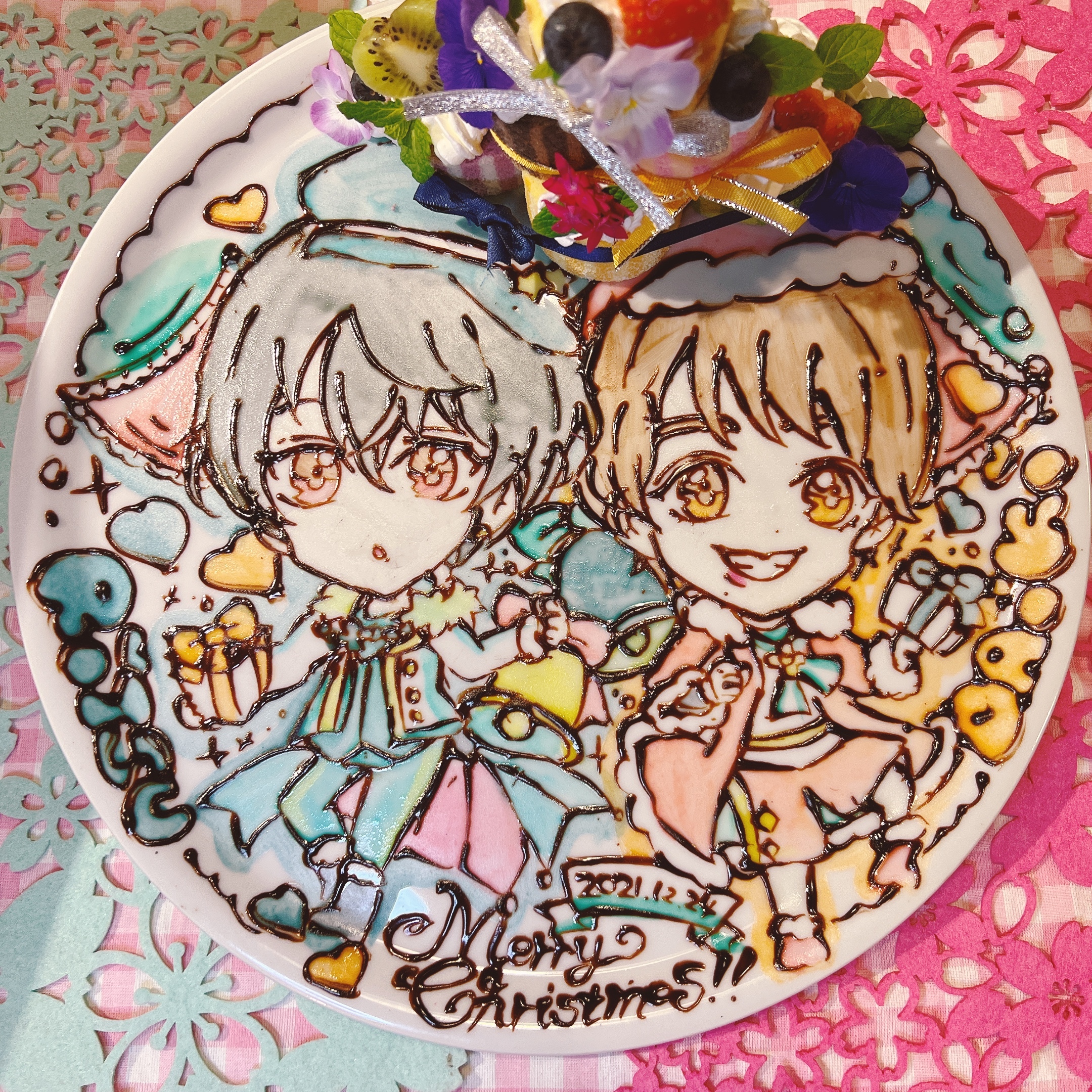 夢のコラボもイラストプレートなら実現可能♡!!!