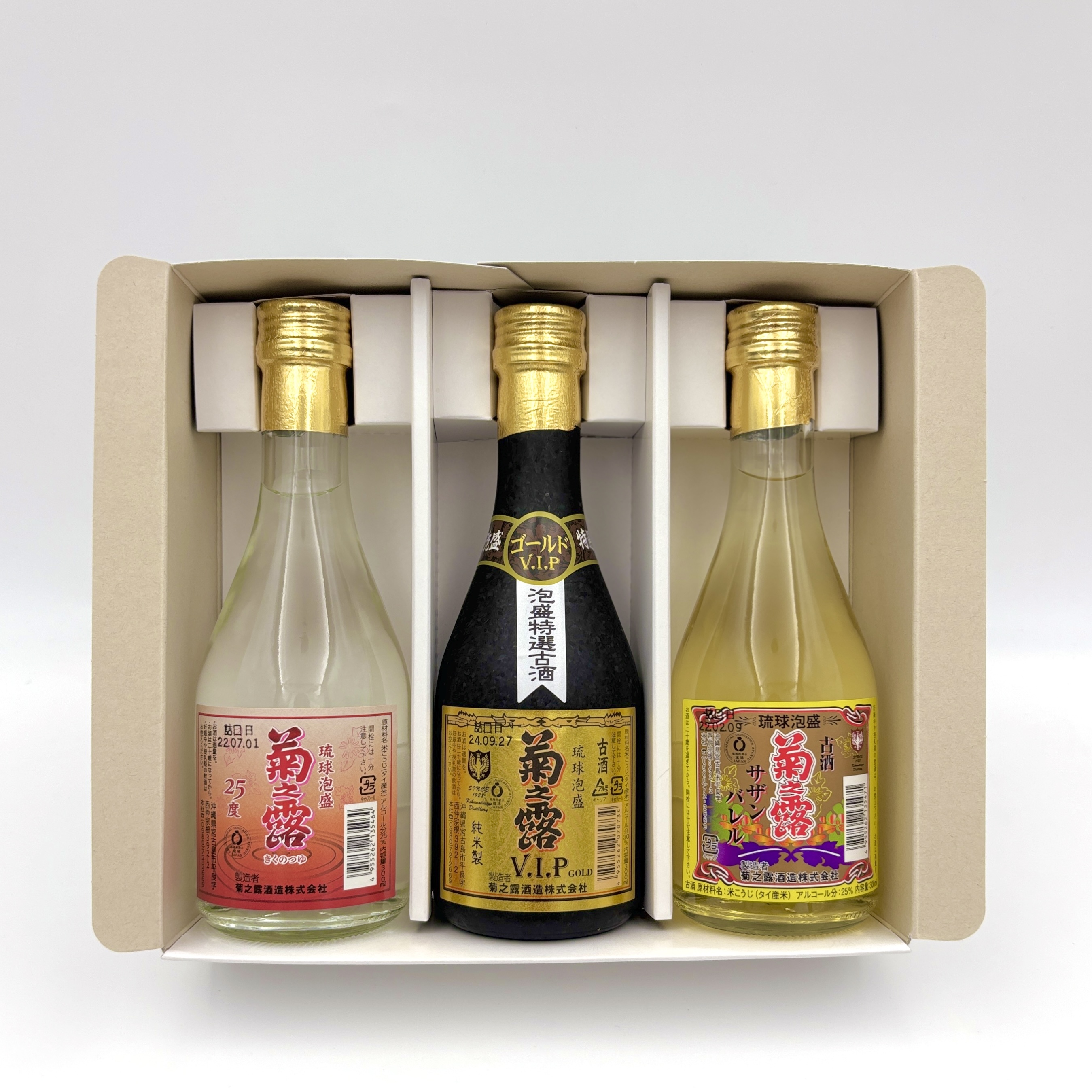 琉球泡盛 古酒 ✱菊之露✱ VIP GOLD ４本セット 菊之露 古酒 V.I.P ゴールド | 琉球泡盛 菊之露酒造