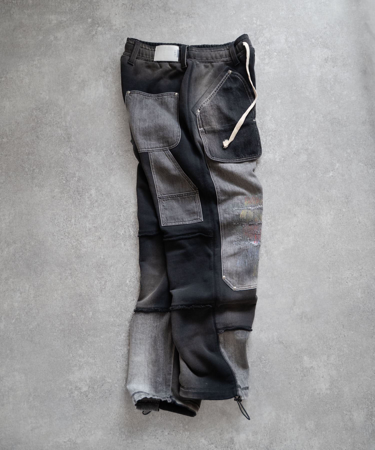 グレー×リペアステッチ　カラー