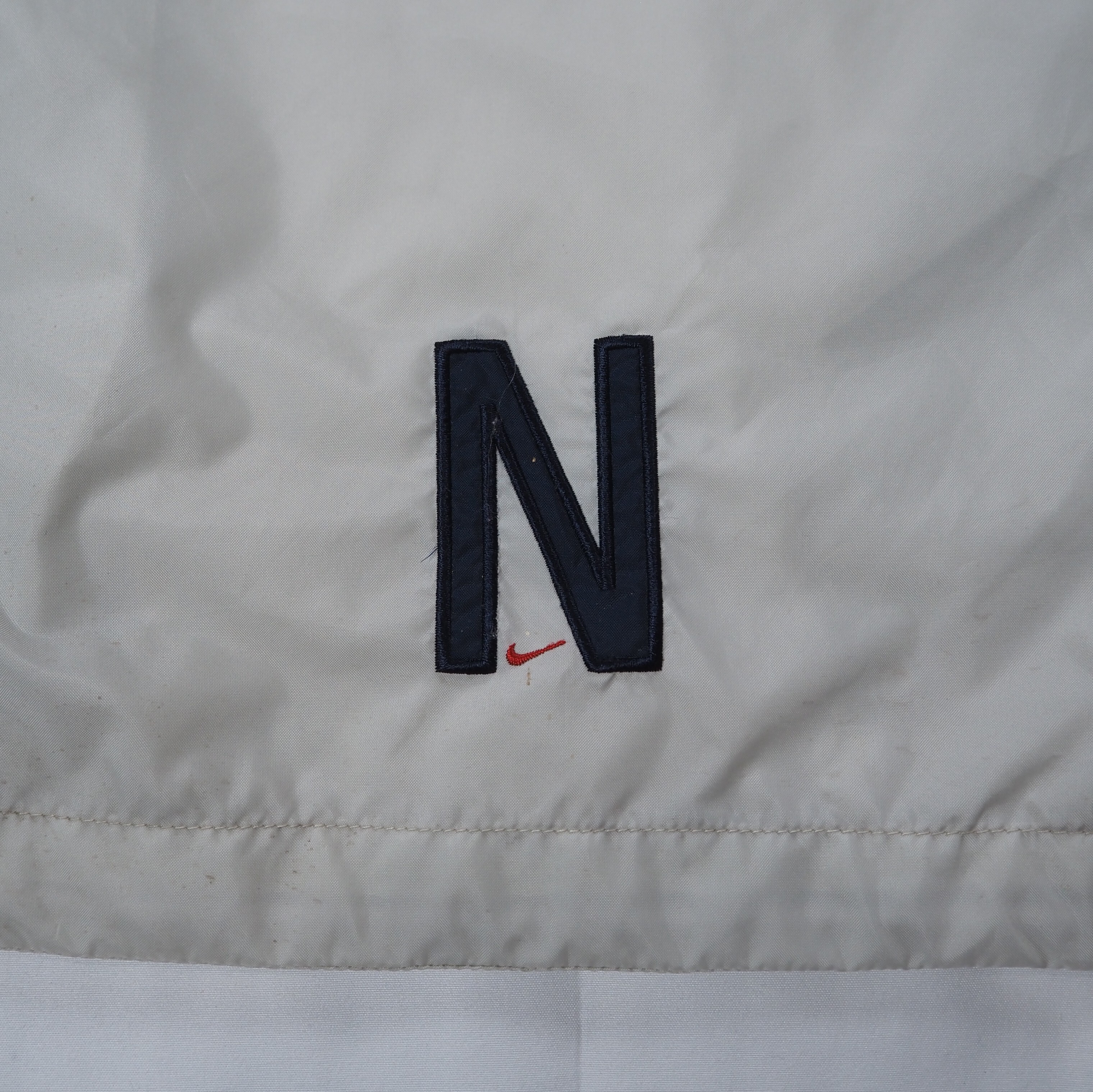 90's NIKE ナイロンアノラック センタースウォッシュ XL の画像 19