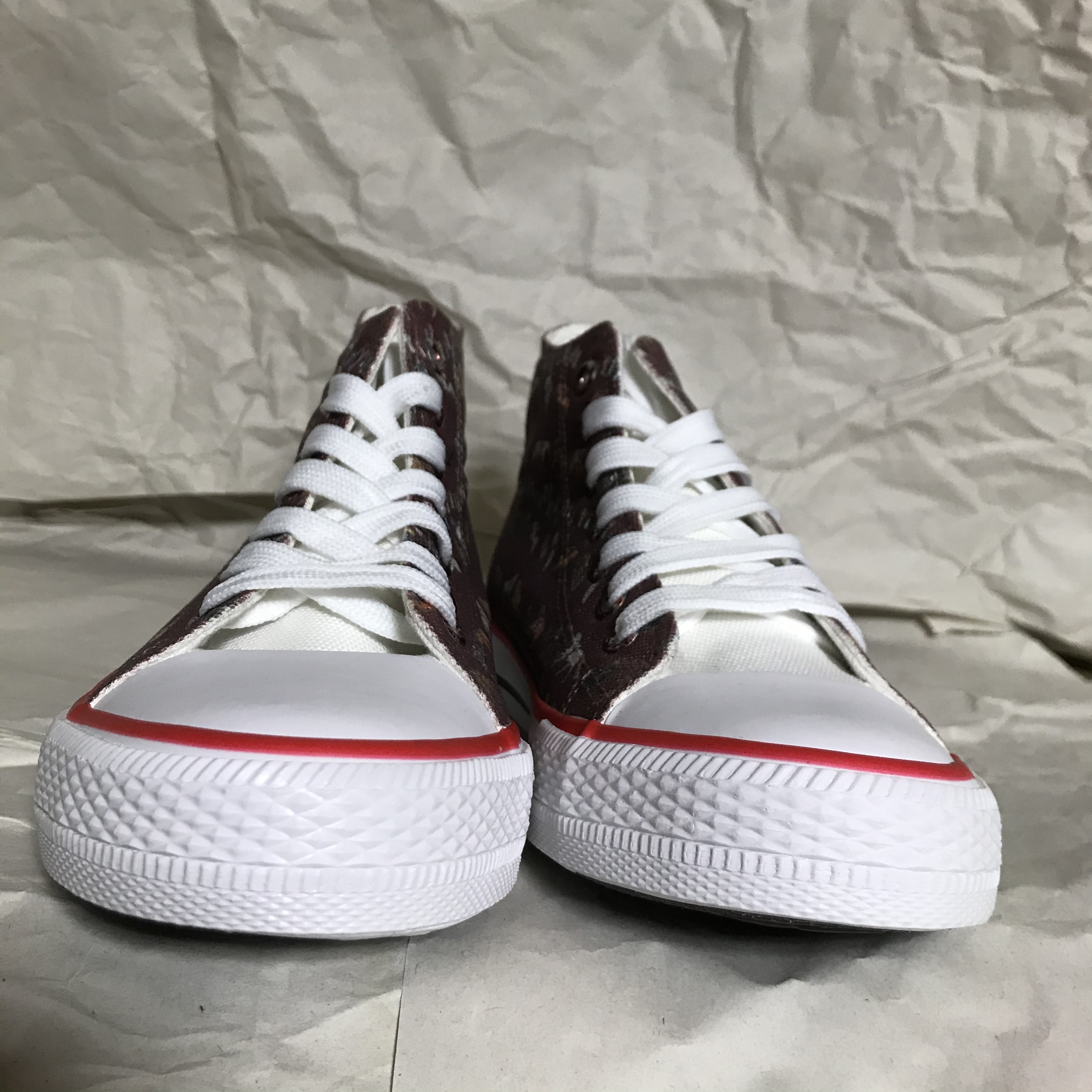 馬柄 ハイカットスニーカー Shirofune