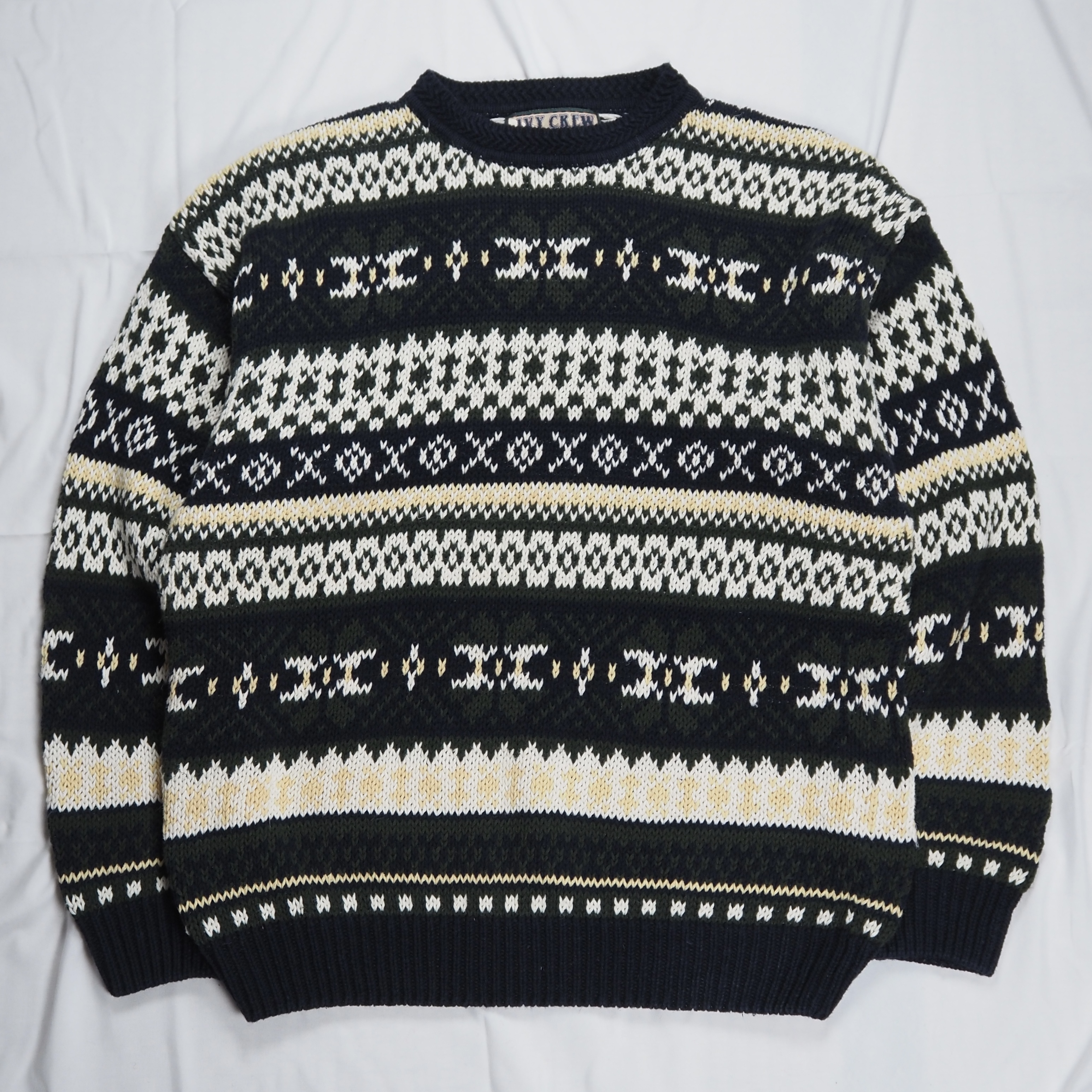 00’s IVY CREW コットンニット XLサイズ